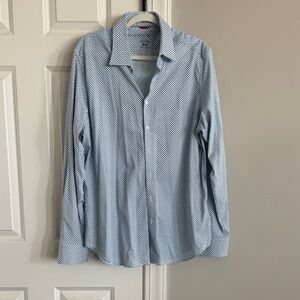 Stone Rose Light Blue Micro-Dot Dress Shirt